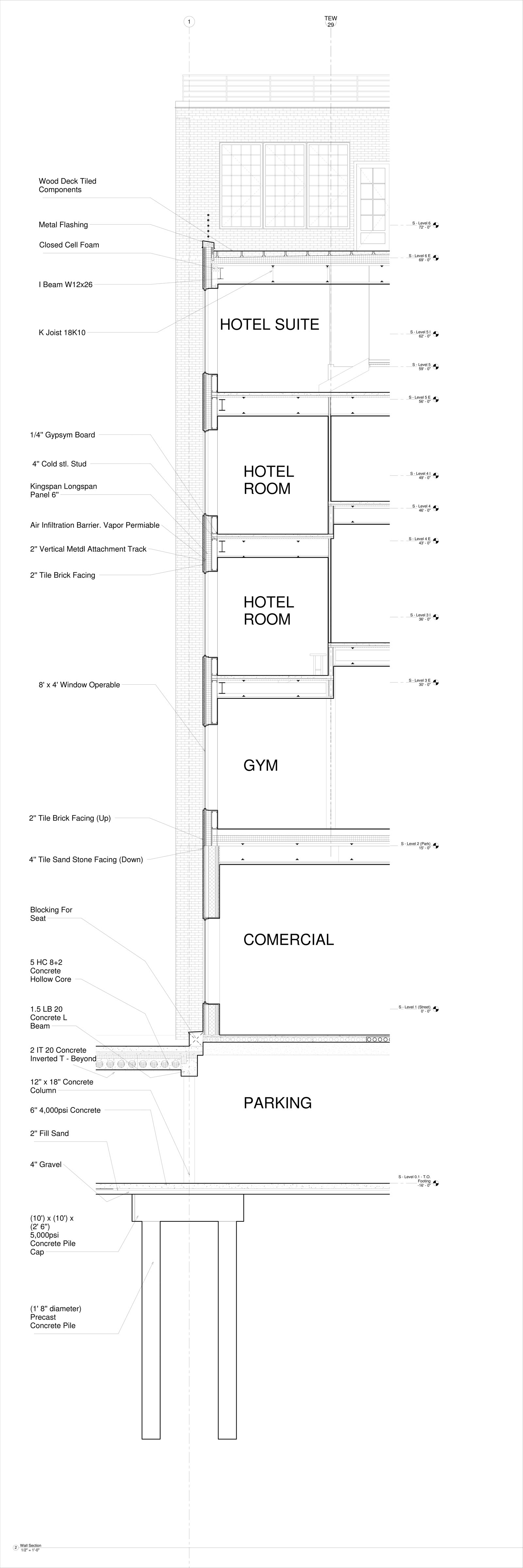 Wall section
