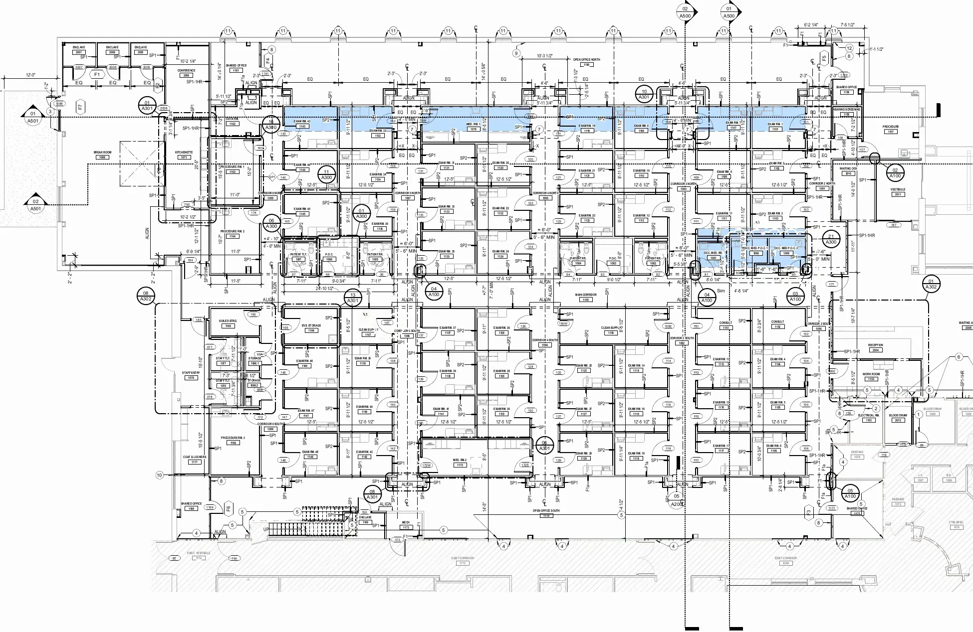 COPS ICC dimensioned ground floor architectural plan